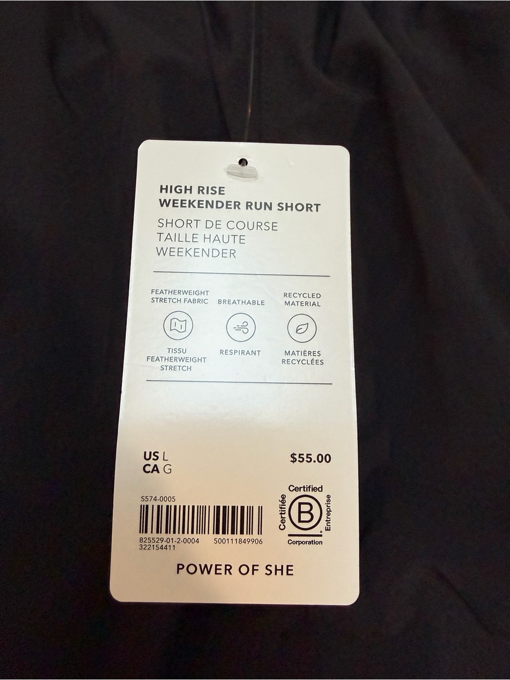 Athleta Weekender High Rise 3" Run Short - Picture 9 of 10